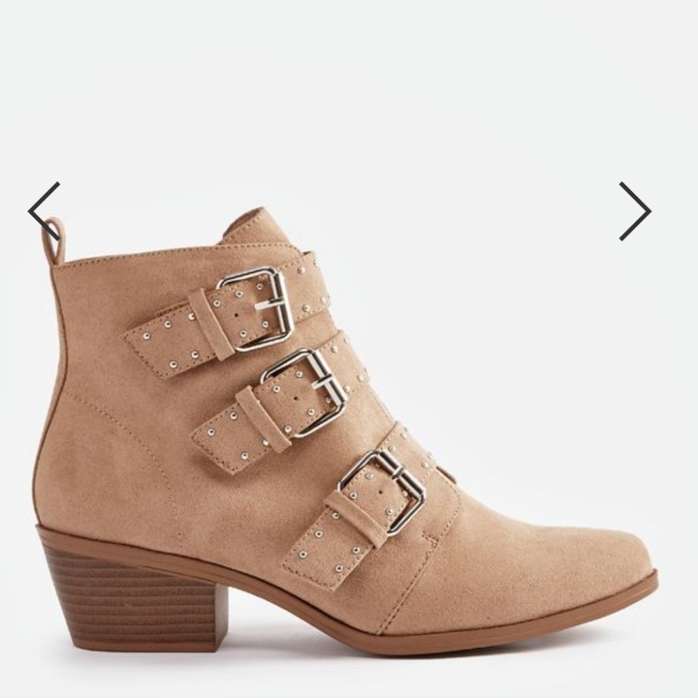 Faux Suede Ankle boots - size 11